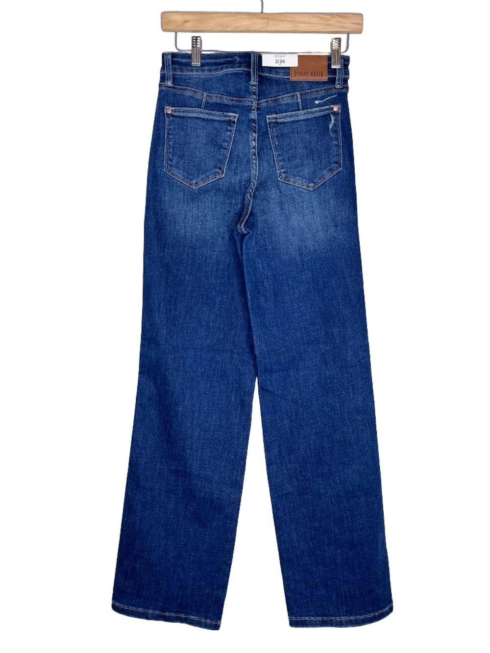 NWT Judy Blue The Alyssa Tummy Control Classic Straight Sz 3/26 Dark Blue Jeans - Picture 2 of 14